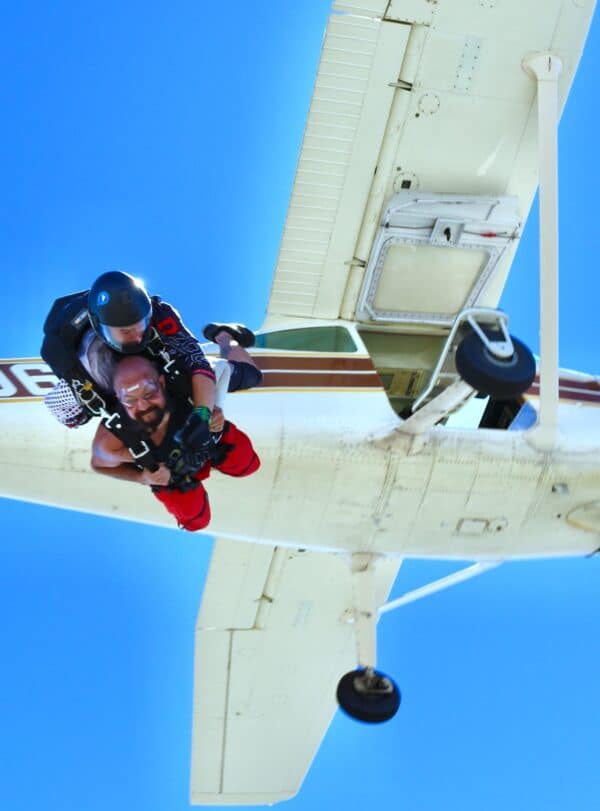 Man Skydiving at DZONE® Skydiving